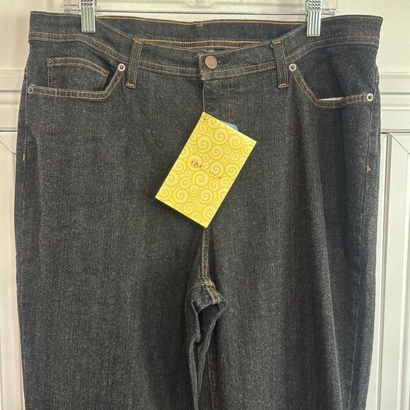 Denim&Co Dark Straight Leg Jeans Classic Style - Picture 5 of 5